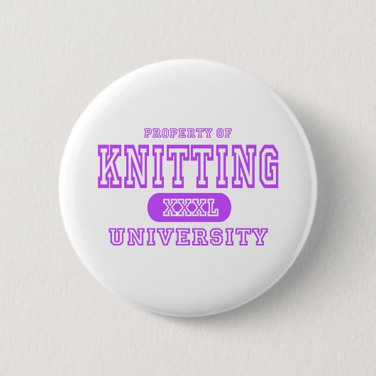 Knitting University Ronde Button 5,7 Cm (Voorkant)