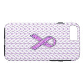 Knitting van Crystal Pink Ribbon Awareness Case-Mate iPhone Case (Achterkant (Horizontaal))