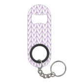 Knitting van Crystal Pink Ribbon Awareness Sleutelhanger Flessenopener (Achterkant)