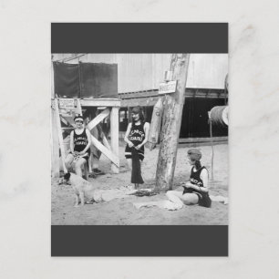 Knitting Venice Lifeguards, begin jaren 1900 Briefkaart