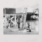 Knitting Venice Lifeguards, begin jaren 1900 Briefkaart (Voorkant)