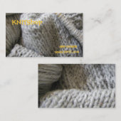 Knitting/ Visitekaartje (Voorkant / Achterkant)