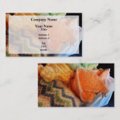 Knitting voor Baby Visitekaartje (Voorkant / Achterkant)