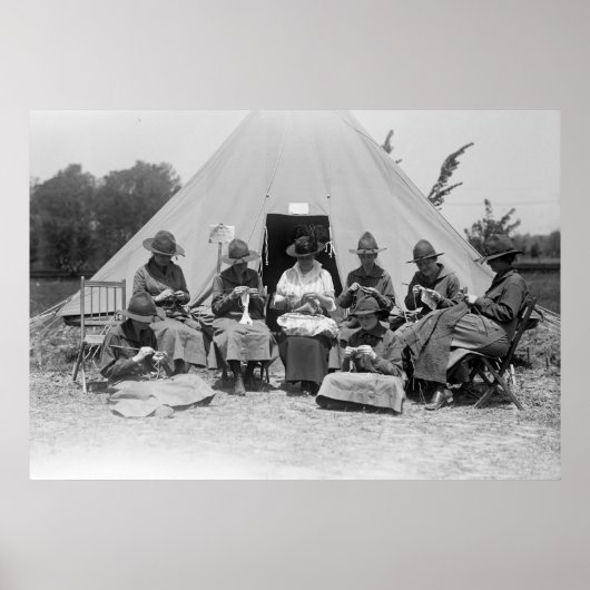 Knitting voor de Oorzaak: 1916 Poster (Voorkant)