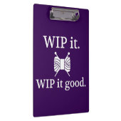 Knitting ・ WIP het Goede Kunsten {Donker} Klembord (Rechts)