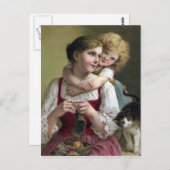 Knitting with Sweet Distractions Briefkaart (Voorkant / Achterkant)