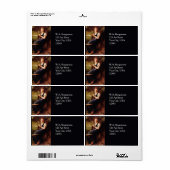 Knitting Woman van William-Adolphe Bouguereau Etiket (Full Sheet)