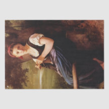 Knitting Woman van William-Adolphe Bouguereau