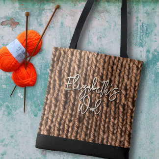 Knitting Wool Bag Personalized Tote Bag