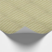 KNITTING WRAPPINGPAPIERENEENVOUDIG SEED STITCH PAT CADEAUPAPIER (Hoek)