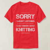 Knitting Yarn Crochet Knitter Crocheting (3) T-shirt (Design voorkant)
