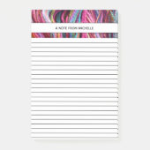 Knitting Yarn Handspun Pink Magenta Post-it® Notes (Voorkant)