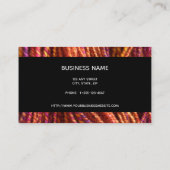 Knitting Yarn Handspun Texture Foto Visitekaartje (Achterkant)