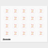 Knitting | Yarn Knitter Sewing Hobby Gifts Ronde Sticker (Vel)