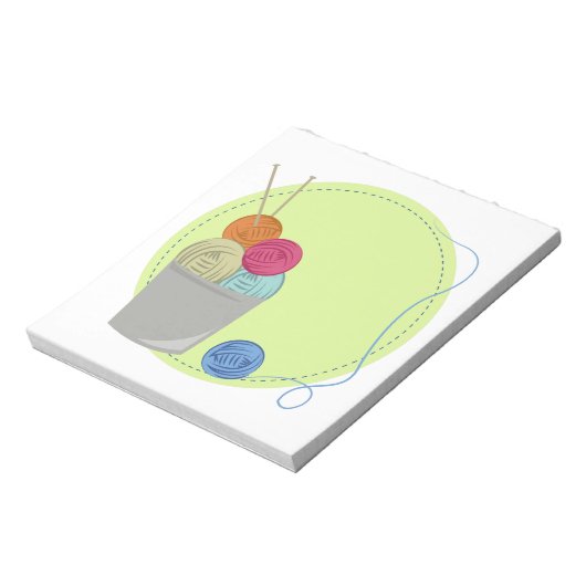 Knitting Yarn Notitieblok (Linkerzijde)