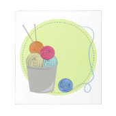 Knitting Yarn Notitieblok (Voorkant)