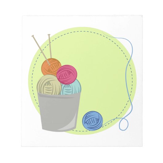 Knitting Yarn Notitieblok (Voorkant)