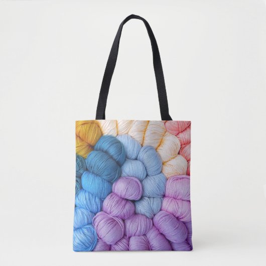 Knitting Yarn Tote Bag (Voorkant)