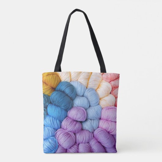 Knitting Yarn Tote Bag (Achterkant)