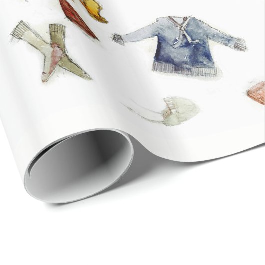 Knitwear Giftwrap Cadeaupapier (Rol Hoek)