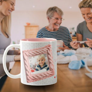 Knitwear Lijst Love You Oma 2-Foto Koffie Mok