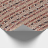 Knitwear textuur, geometrisch slangenpatroon. cadeaupapier (Hoek)