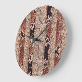 Knitwear textuur, geometrisch slangenpatroon. grote klok (Hoek)