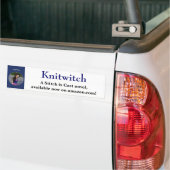 Knitwitch-Bumpersticker Bumpersticker (Op Truck)