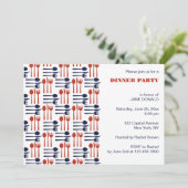 Kniven, vorken en spleetons Invitaties voor binnen Kaart (Staand voorkant)