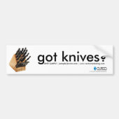 Knives Cutco Bumpersticker (Voorkant)