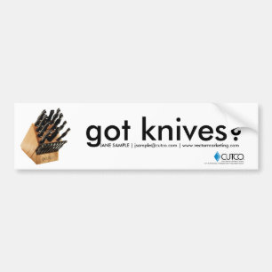 Knives Cutco Bumpersticker