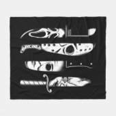 Knives Horror Movie: vrijdag Halloween Horror Goth Fleece Deken (Voorkant (Horizontaal))