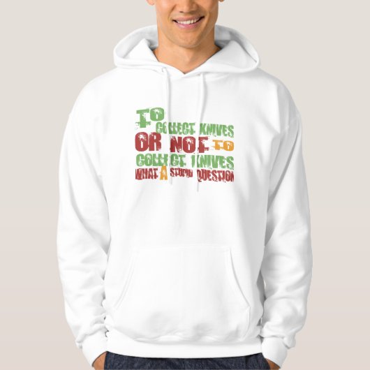 Knives verzamelen hoodie (Voorkant)