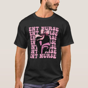 KNO-verpleegster Oor Neus Keel Verpleegster Meisje T-shirt