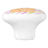 Knob/Beer en strips van keramische stoffen Knop (Zijkant)