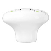 Knob-Blue-vogel van keramisch kabinet Keramische Knop (Zijkant)