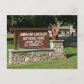 Knob Creek Tavern ,Abraham Lincolns Geboorteplaats Briefkaart (Voorkant)