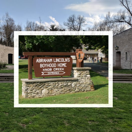 Knob Creek Tavern ,Abraham Lincolns Geboorteplaats Briefkaart