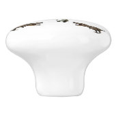 Knob Dinosaurus Keramische Knop (Zijkant)