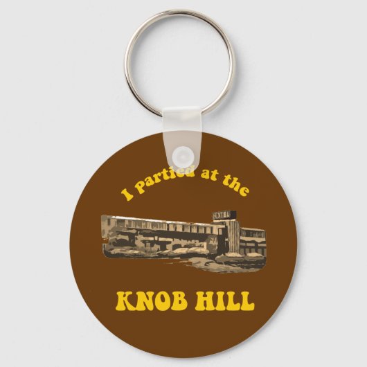 Knob Hill Sleutelhanger- Retro Style Sleutelhanger (Voorkant)