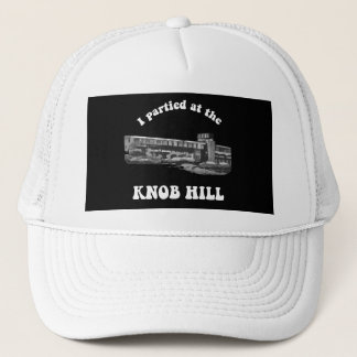 Knob Hill Trucker Pet - White on Black