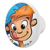 Knob Hungry Boy Keramische Knop (Rechts)