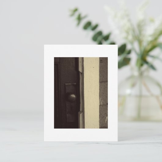 Knob in Sepia Briefkaart (Staand voorkant)