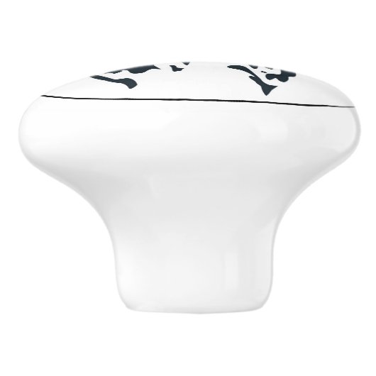 Knob-Koe van keramische kast Knop (Zijkant)