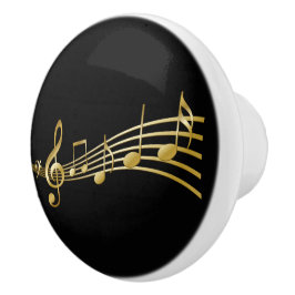 Knob Muzieknotitie Keramische Knop
