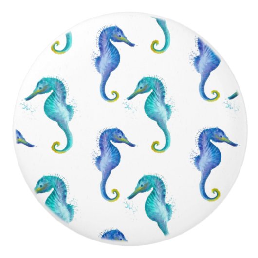 Knob-Seahorse keramische Knob van keramische stof Keramische Knop (Voorkant)