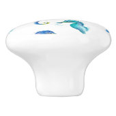 Knob-Seahorse keramische Knob van keramische stof Knop (Zijkant)
