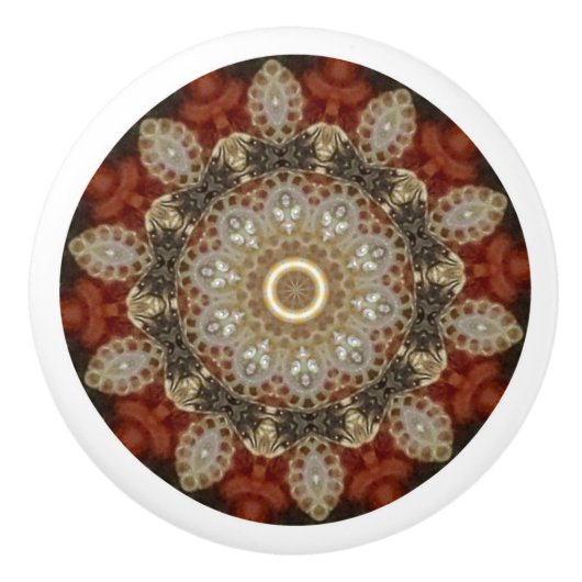 Knob van juwelen aardekabinet keramische knop (Voorkant)