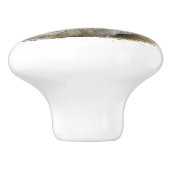 Knob van rode knollen keramische knop (Zijkant)