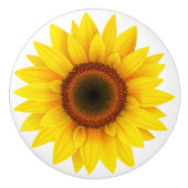 Knob-zonnebloem, kast voor keramisch gebruik keramische knop (Voorkant)